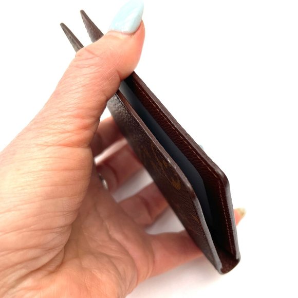 Auc Louis Vuitton Monogram ID /Pocket Organizer Business Card Credit Card wallet - Picture 12 of 13